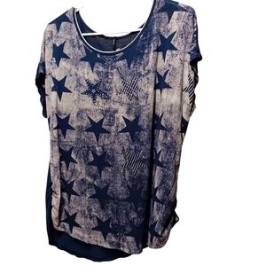 Skinny Minnie Celestial Star Tee EUC